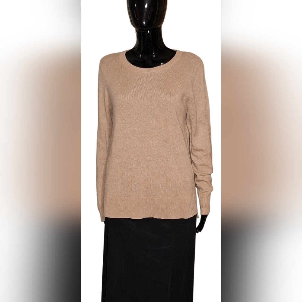 Halogen Cashmere Sweater in Warm Tan Medium New With Tag